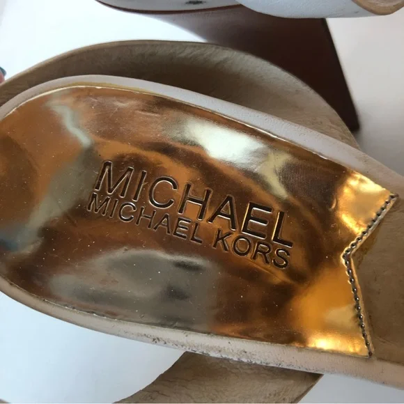 Michael Kors Platform Ankle Strap Stiletto leather Sandals | 7.5 - Picture 6 of 17